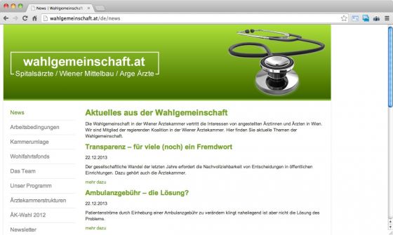 www.wahlgemeinschaft.at © echonet communication GmbH